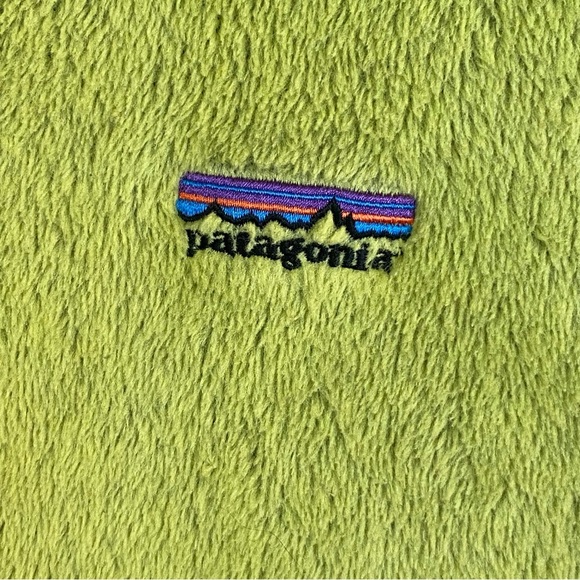 Vintage Patagonia Fleece Full Zip Fleece Vest Green Made In USA Men’s M Outdoors - Picture 2 of 9